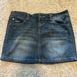 Sublevel Blue Denim Skirt